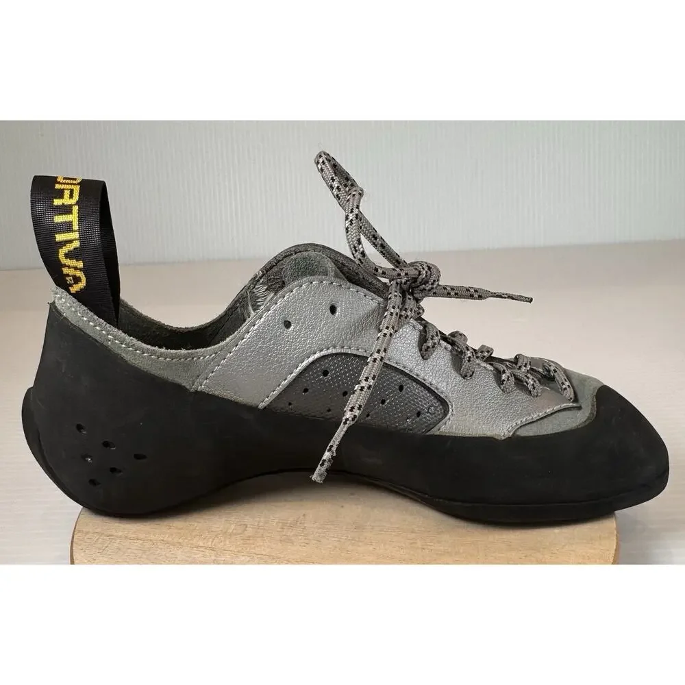 La Sportiva Nago Climbing Shoes EU 36 US Women 5.5 Men 4.5 Gray Vibram XS Edge